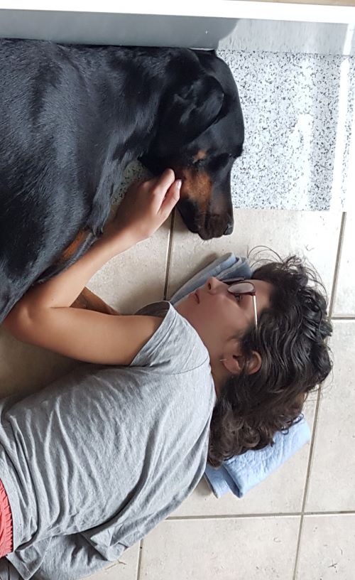 Ella with Tahi-réme Jamila