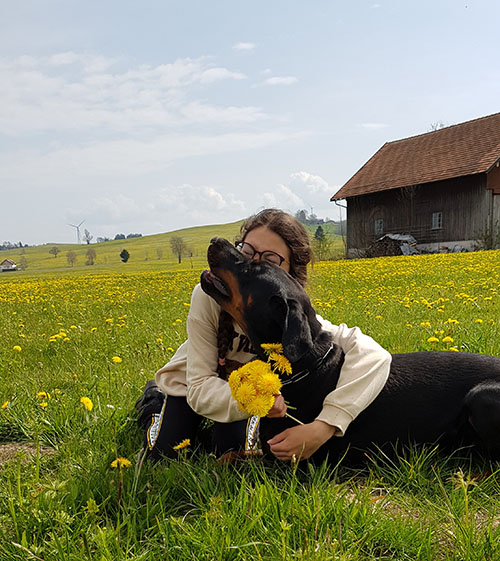 Ella with Tahi-réme Jamila