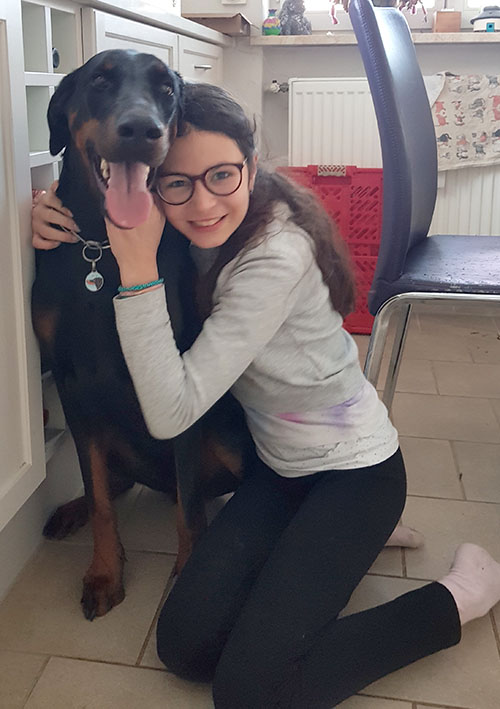 Ella with Tahi-réme Jamila